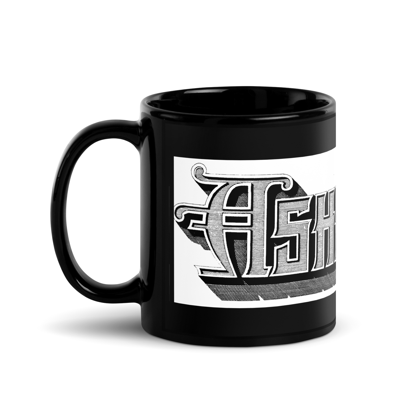 Black Glossy Mug