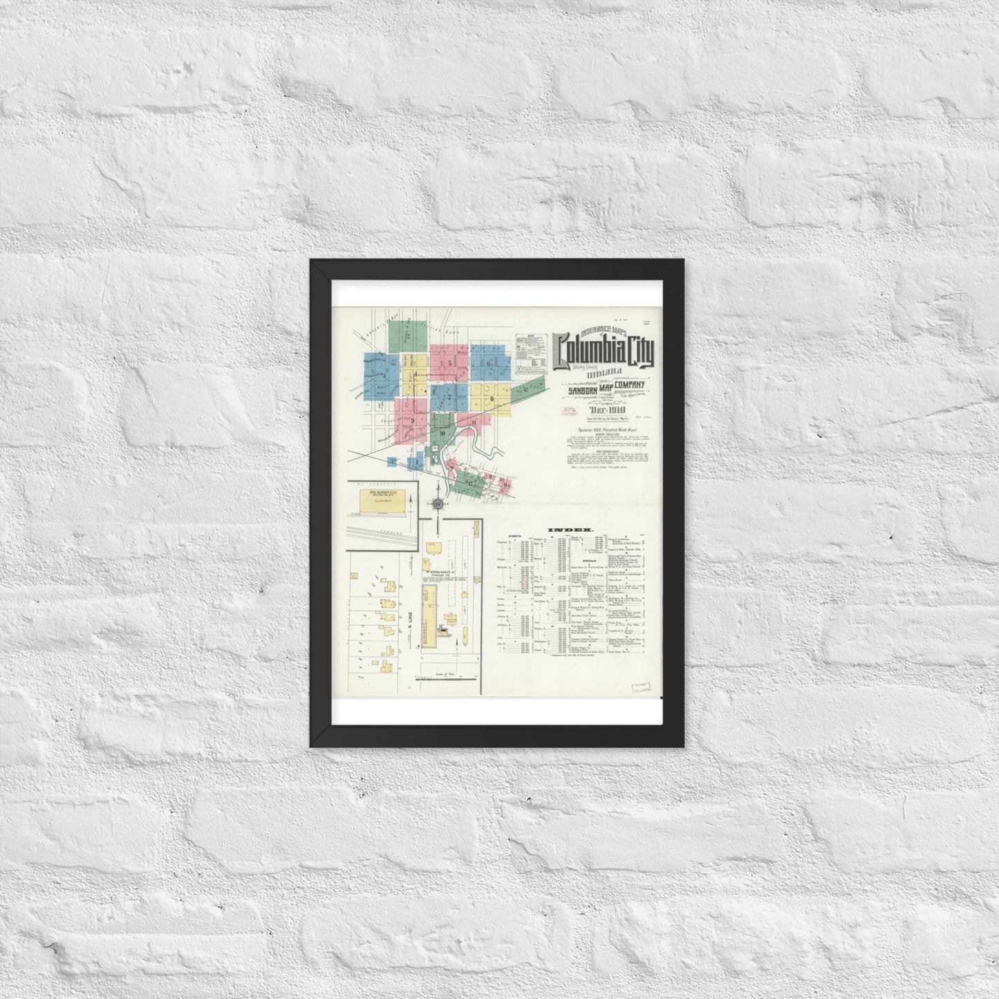 Columbia City, Indiana (1910)