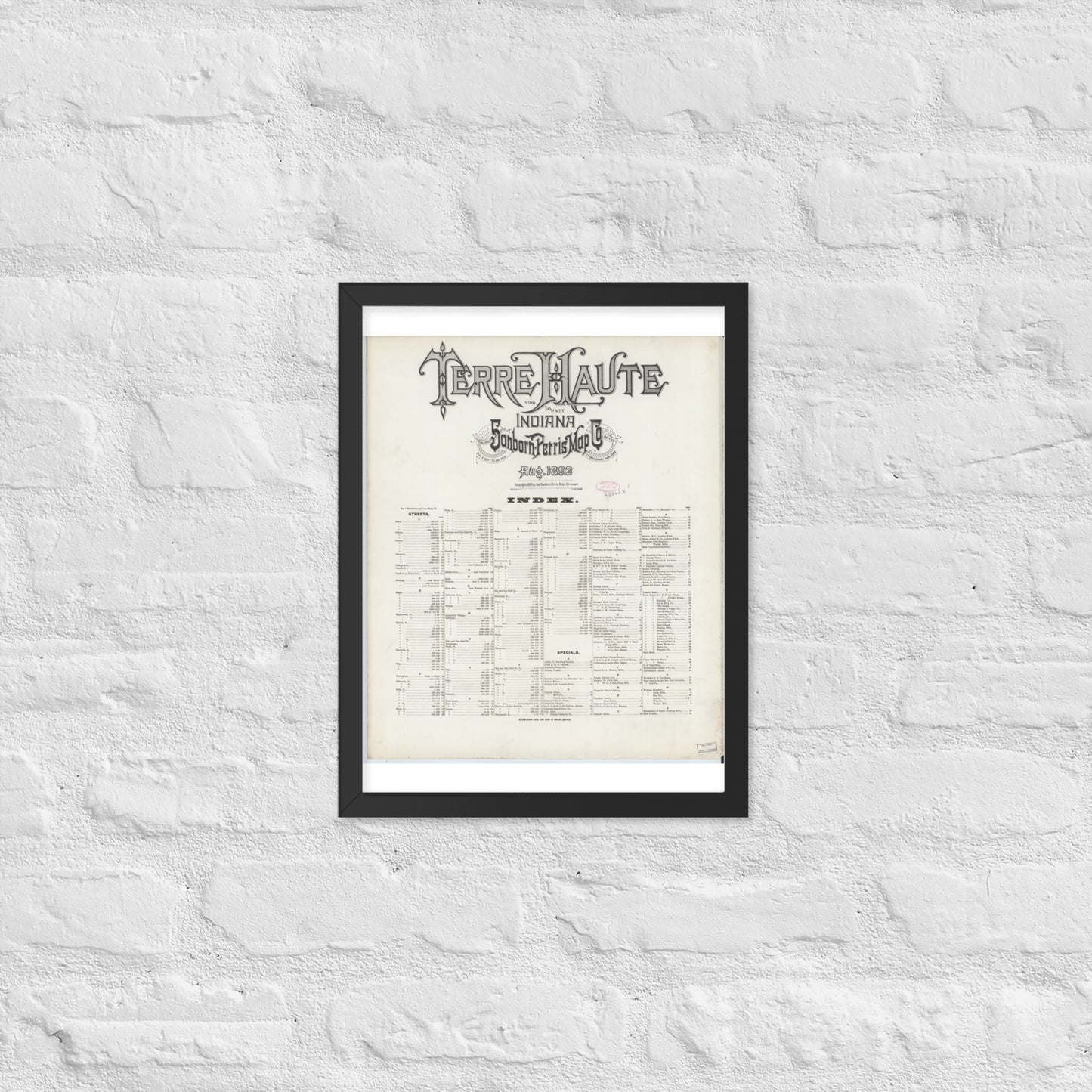 Terre Haute, Indiana (1892)