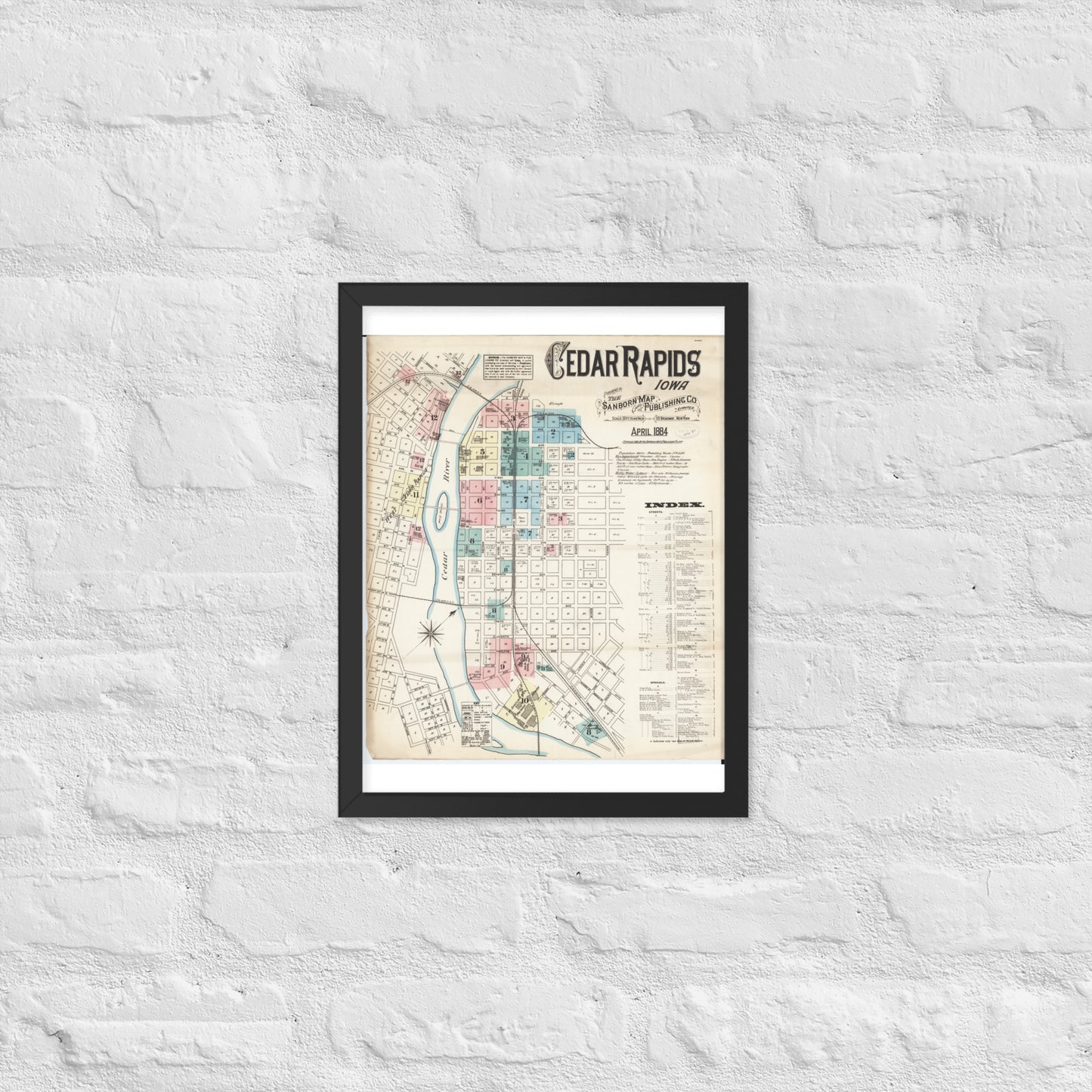 Cedar Rapids, Iowa (1884)
