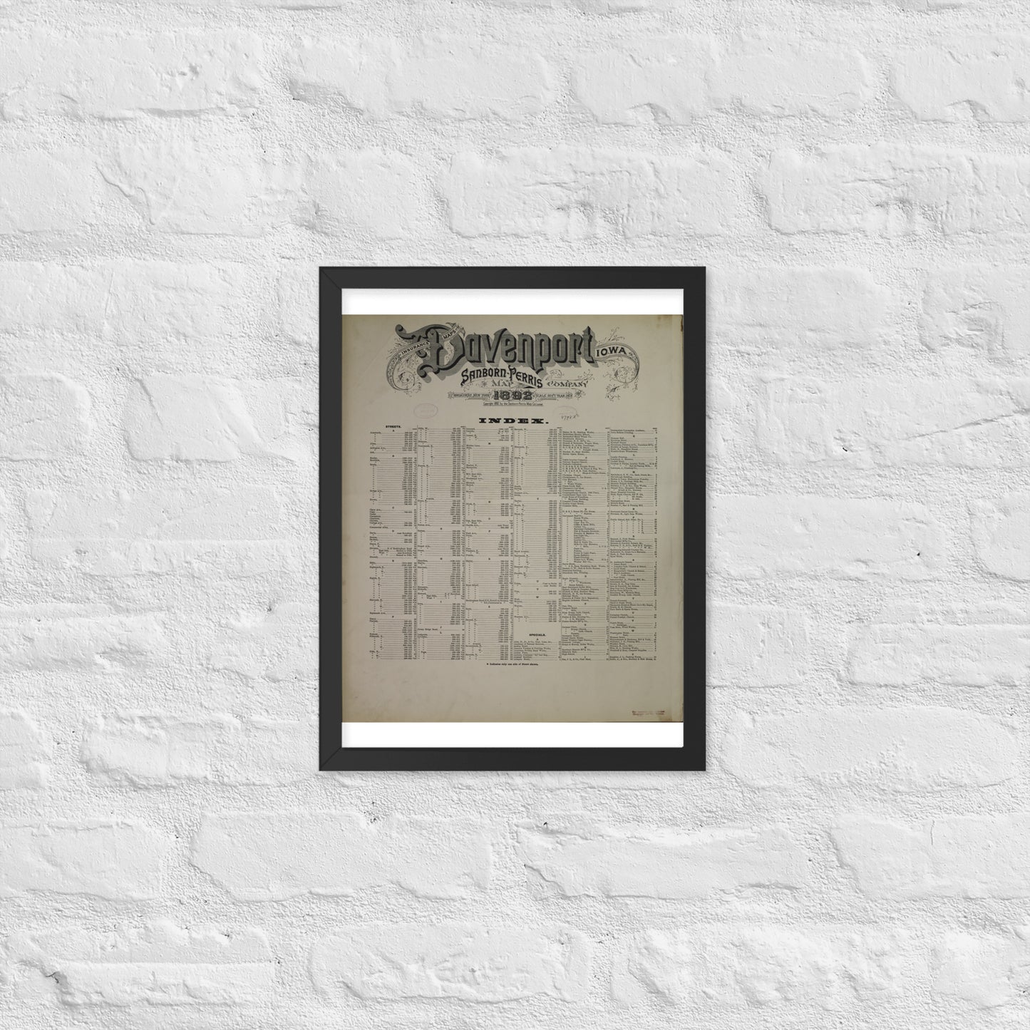 Davenport, Iowa (1892)