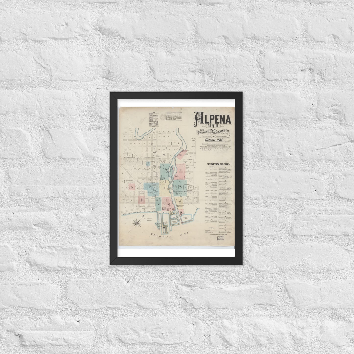 Alpena, Michigan (1884)