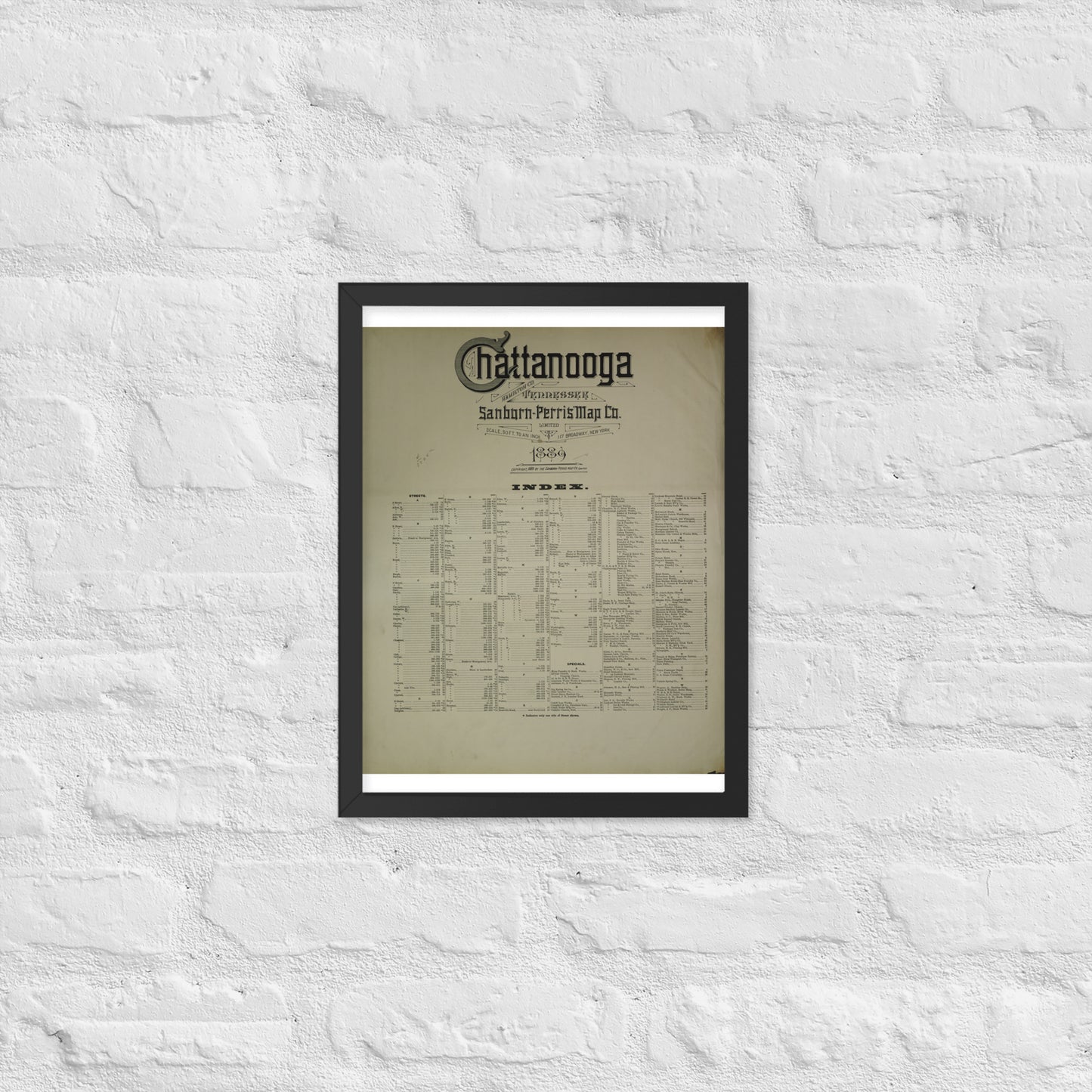 Chattanooga, Tennessee (1889) (Cover Page)