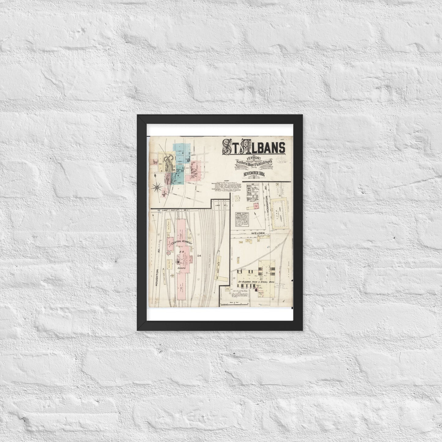 Saint Albans, Vermont (1884)