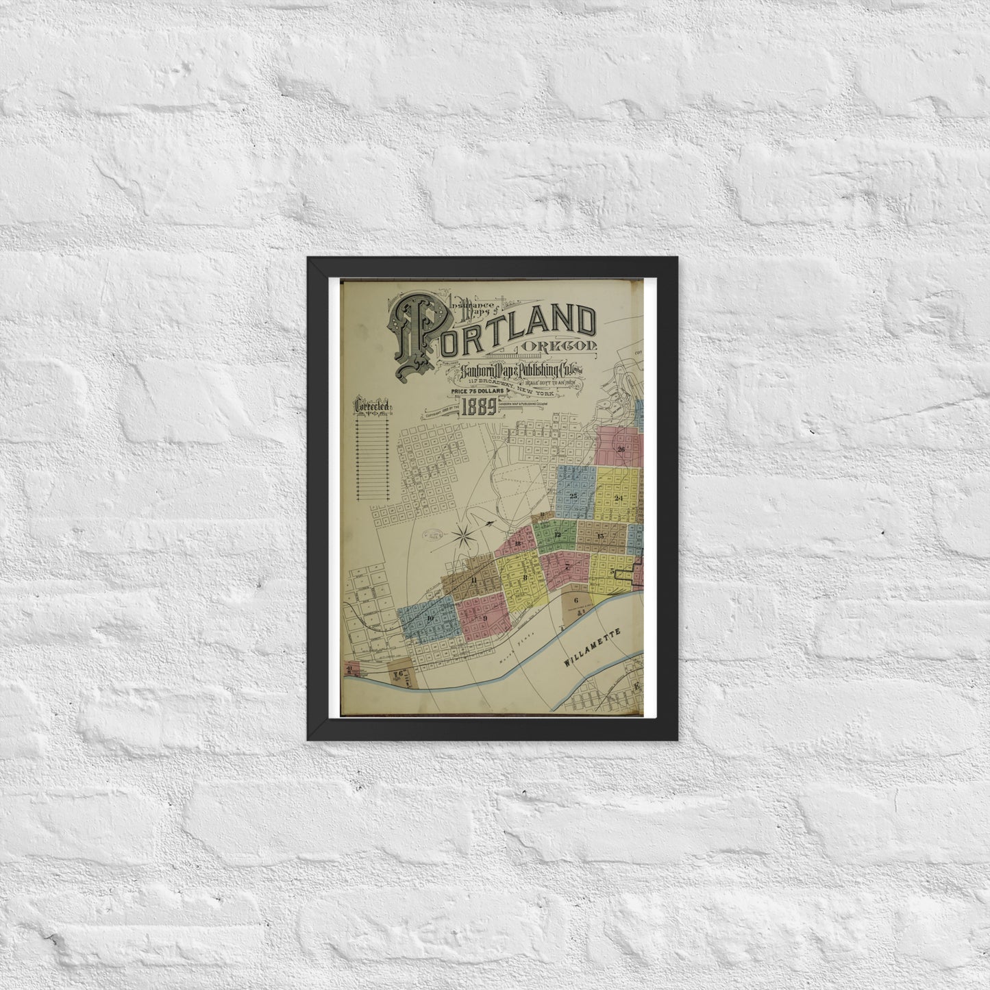 Portland, Oregon (1889) (Cover Page)