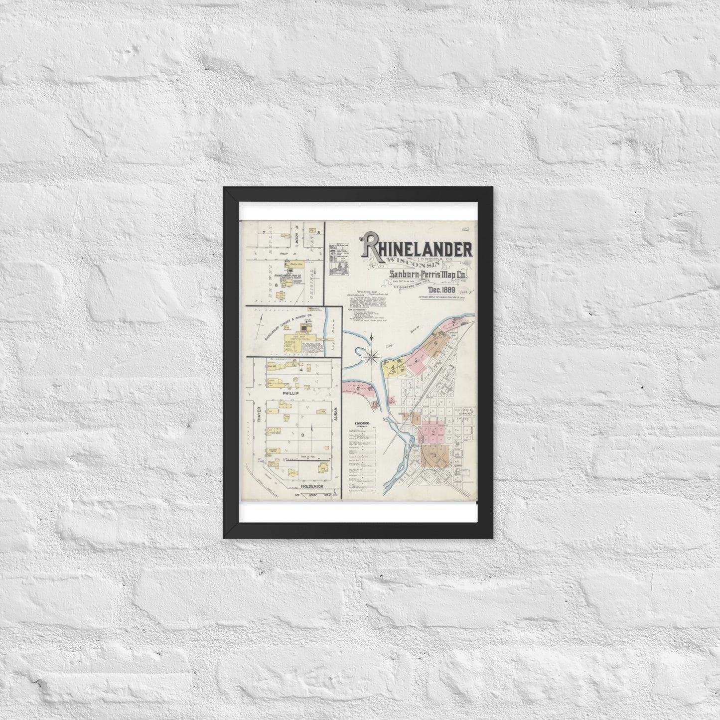 Rhinelander, Wisconsin (1889)