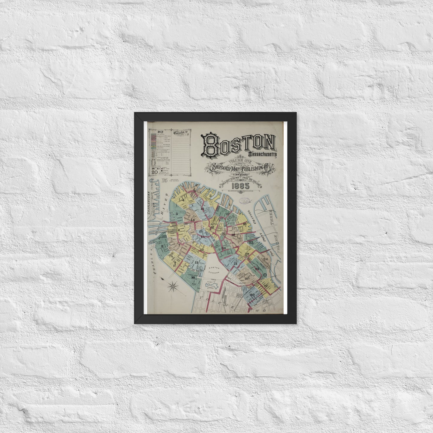 Boston, Massachusetts (1885) (Cover Page)