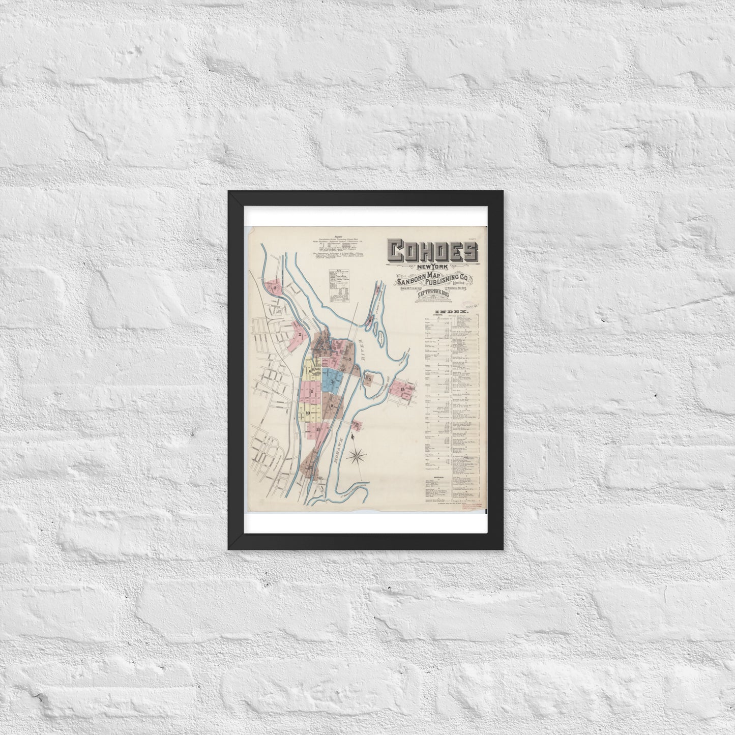 Cohoes, New York (1885)