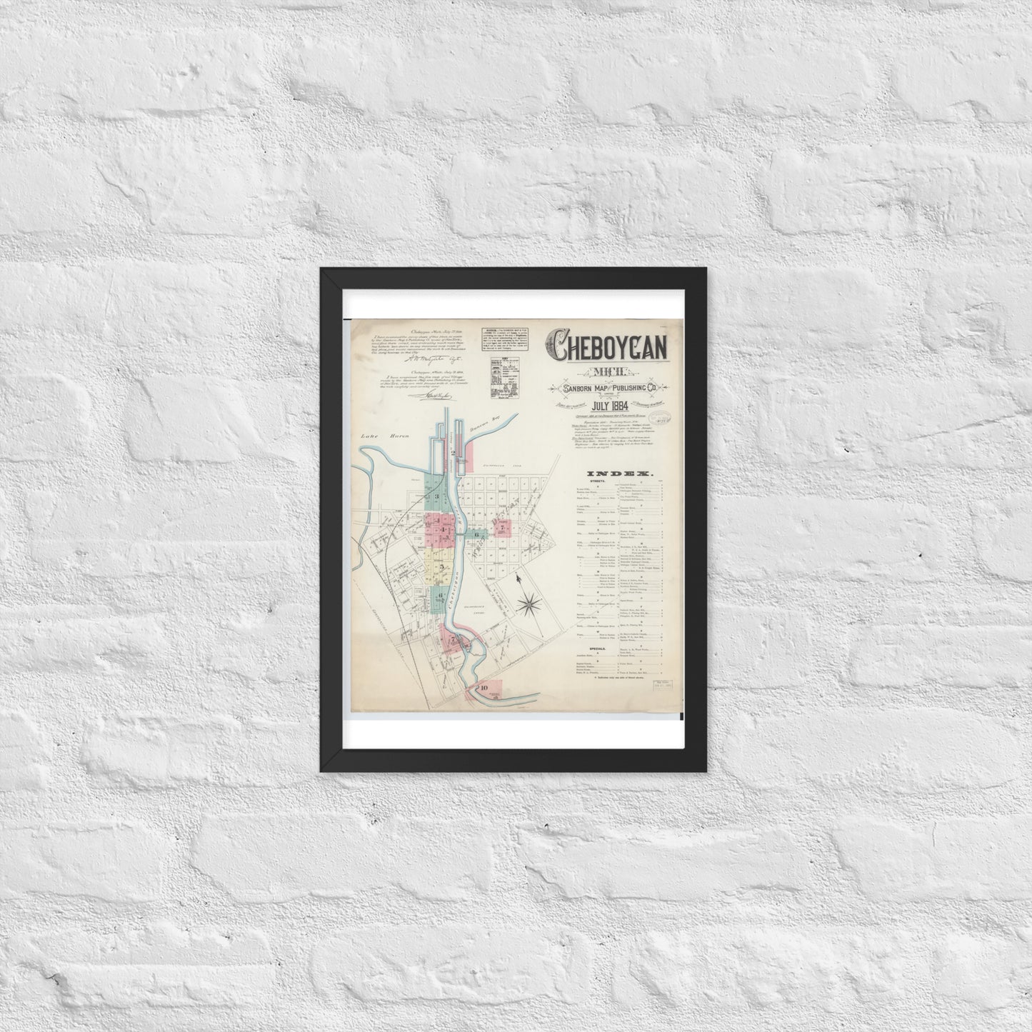 Cheboygan, Michigan (1884)