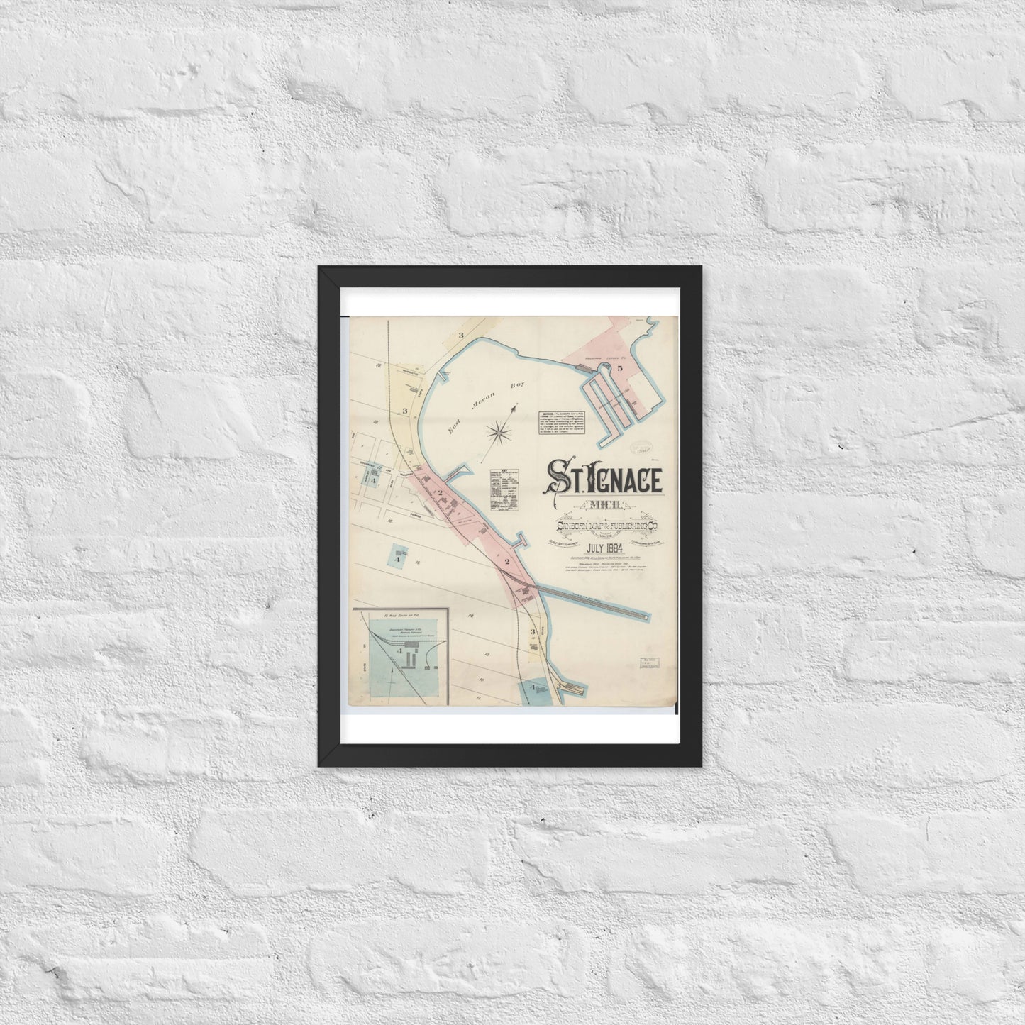 Saint Ignace, Michigan (1884)