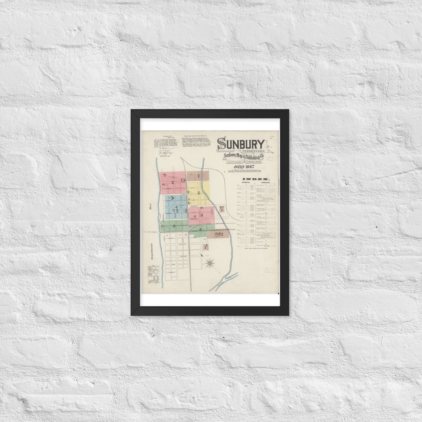 Sunbury, Pennsylvania (1887)