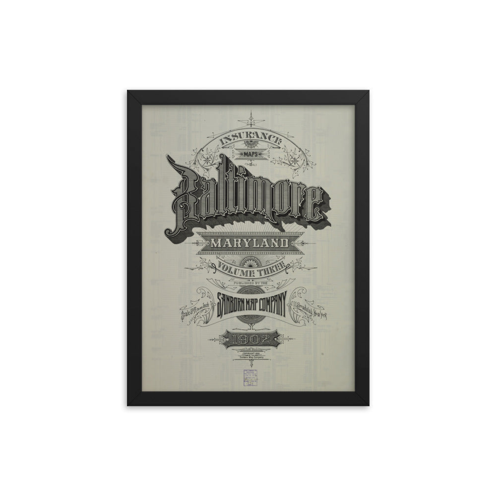 Baltimore, Maryland (1902) (Cover)