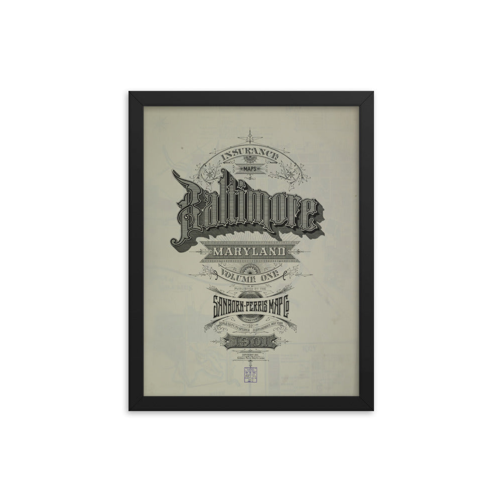 Baltimore, Maryland (1901) (Cover)
