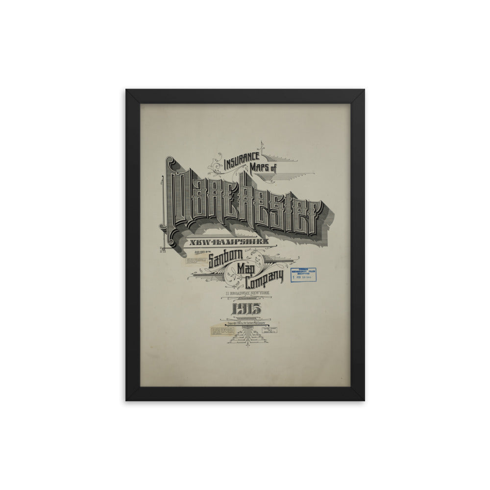 Manchester, New Hampshire (1915) (Cover Page)