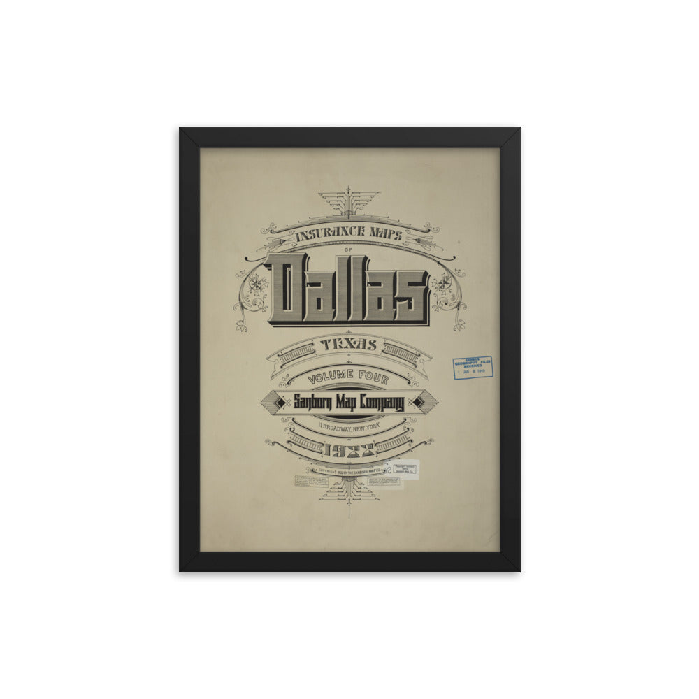 Dallas, Texas (1922) (Cover Page)
