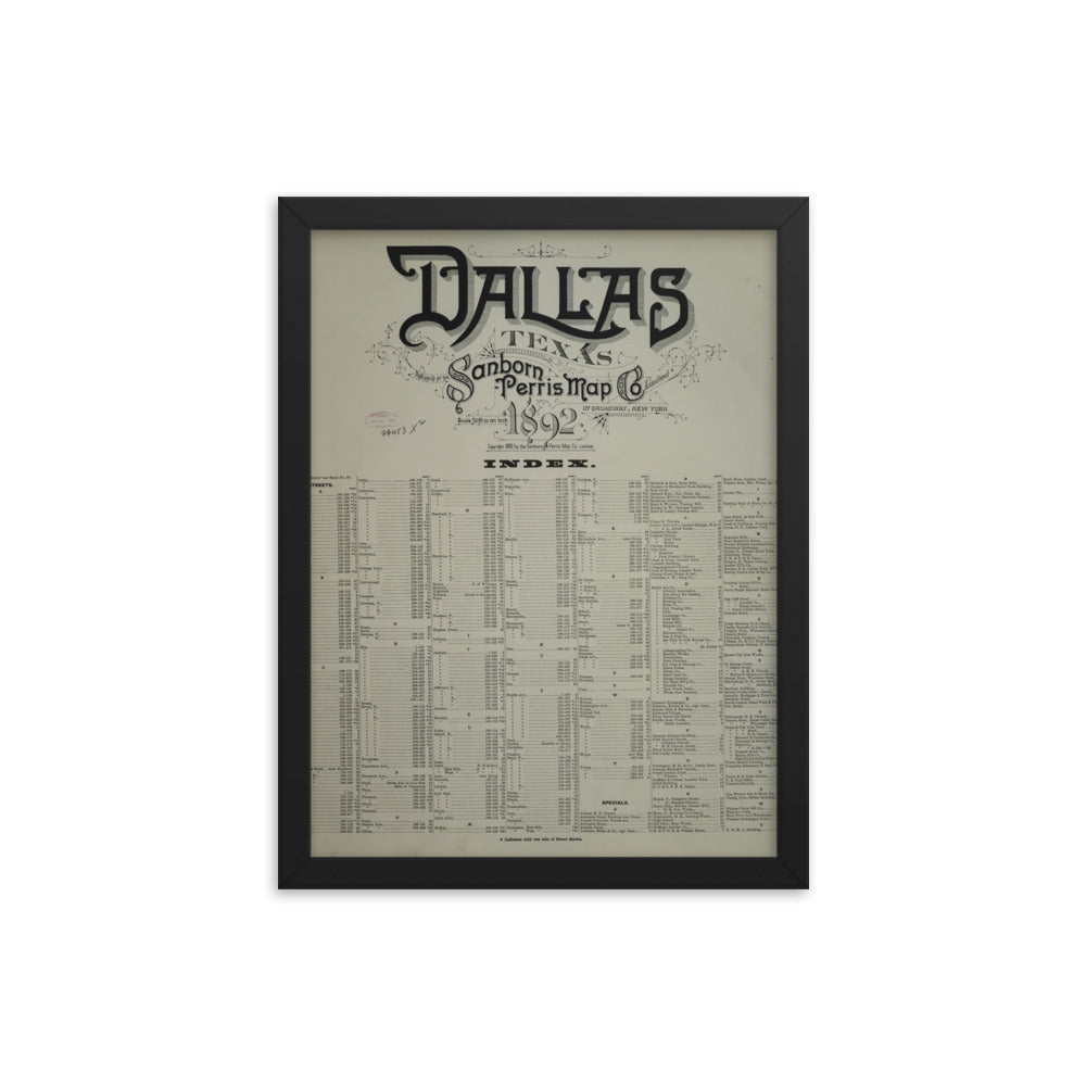 Dallas, Texas (1892)