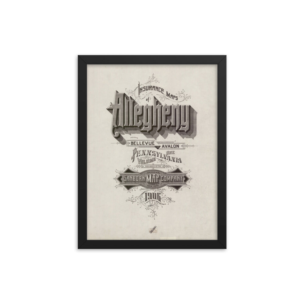 Allegheny, Pennsylvania (1906) (Cover Page)