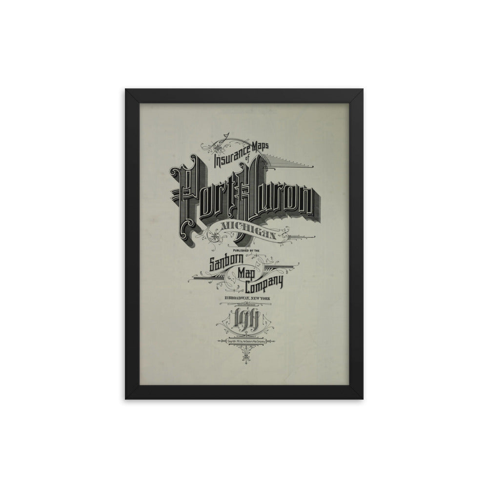 Port Huron, Michigan (1911) (Cover Page)
