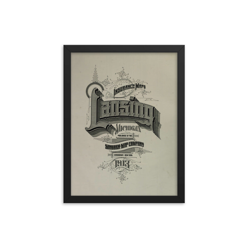 Lansing, Michigan (1913) (Cover Page)