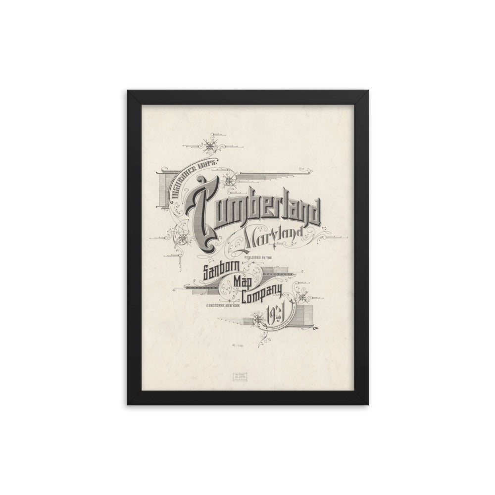 Cumberland, Maryland (1921) (Cover)