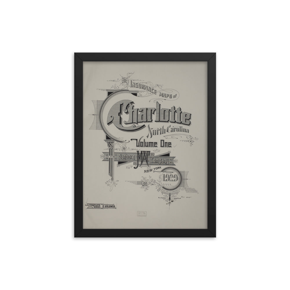 Charlotte, North Carolina (1929) (Cover Page)