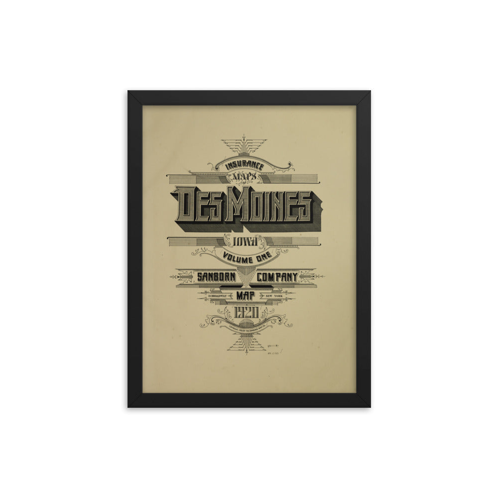 Des Moines, Iowa (1920) v1 (Cover)