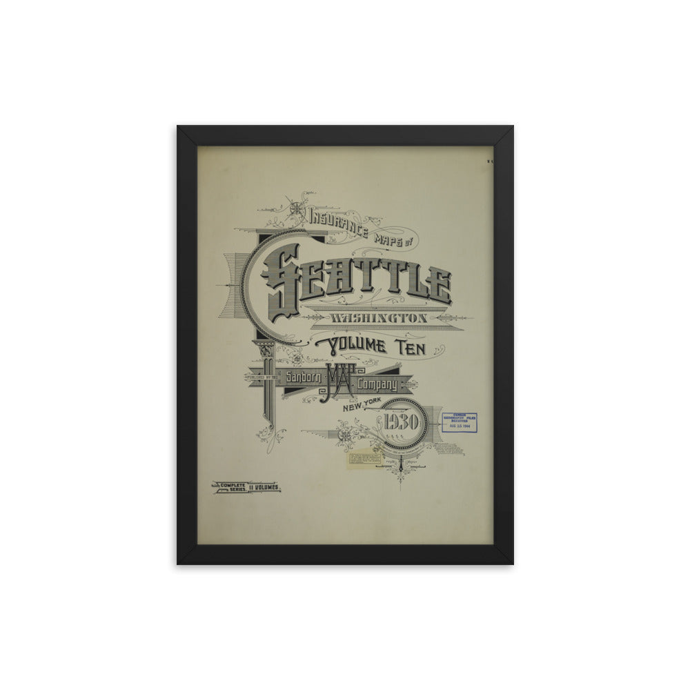 Seattle, Washington (1930) (Cover Page)