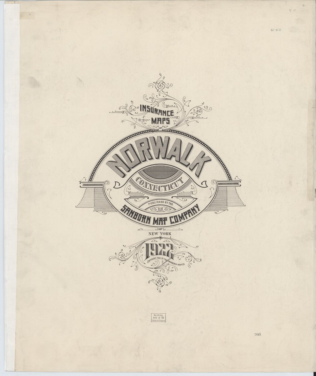 Norwalk, Connecticut - 1922 Sanborn Map