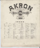 Akron, Ohio - 1888 Sanborn Map