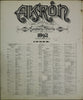 Akron, Ohio - 1892 Sanborn Map