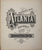 Atlanta, Georgia - 1899 Sanborn Map