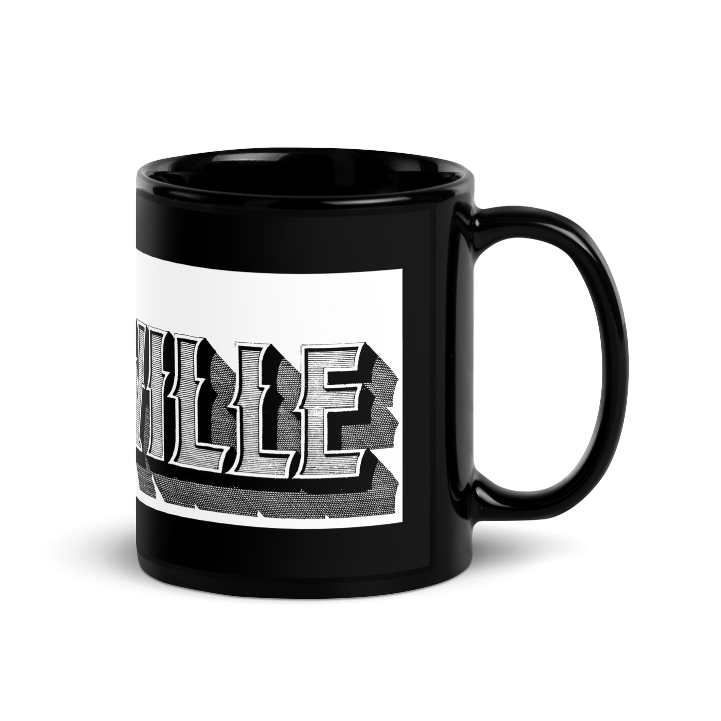 Black Glossy Mug