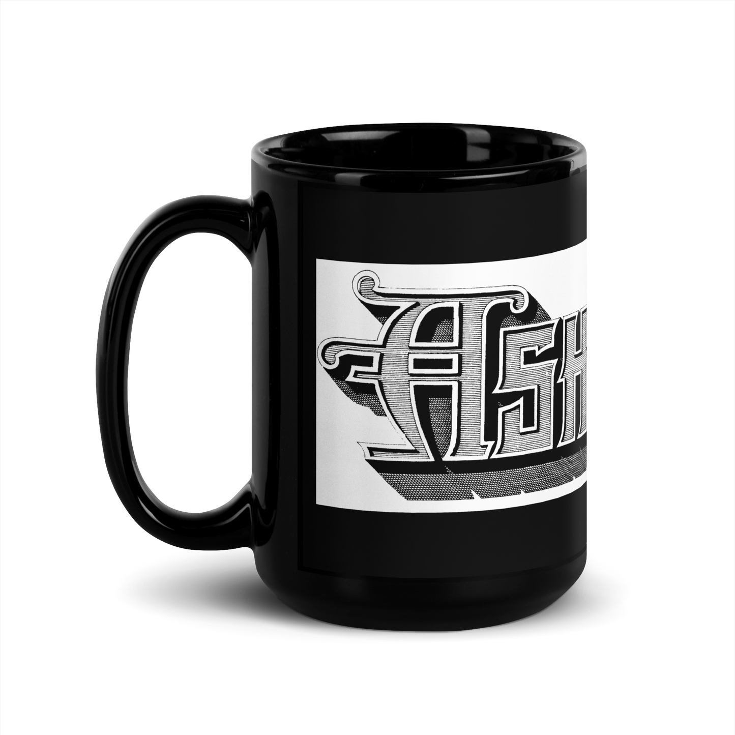 Black Glossy Mug