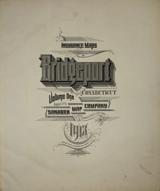 Bridgeport, Connecticut - 1913 Sanborn Map