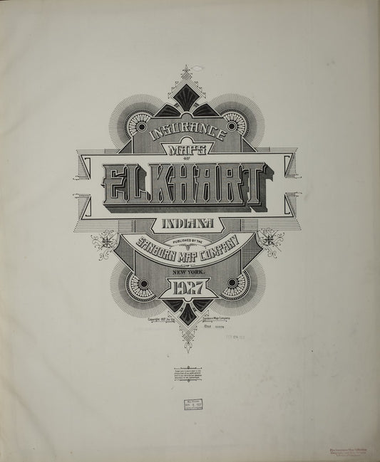 Elkhart, Indiana - 1927 Sanborn Map