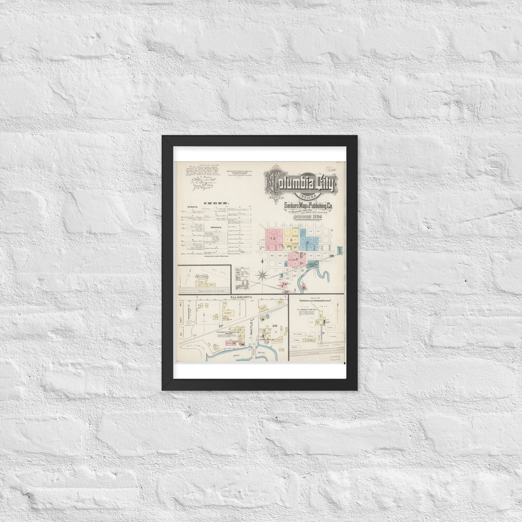 Columbia City, Indiana (1886)