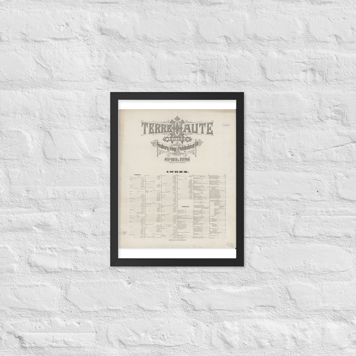Terre Haute, Indiana (1886)
