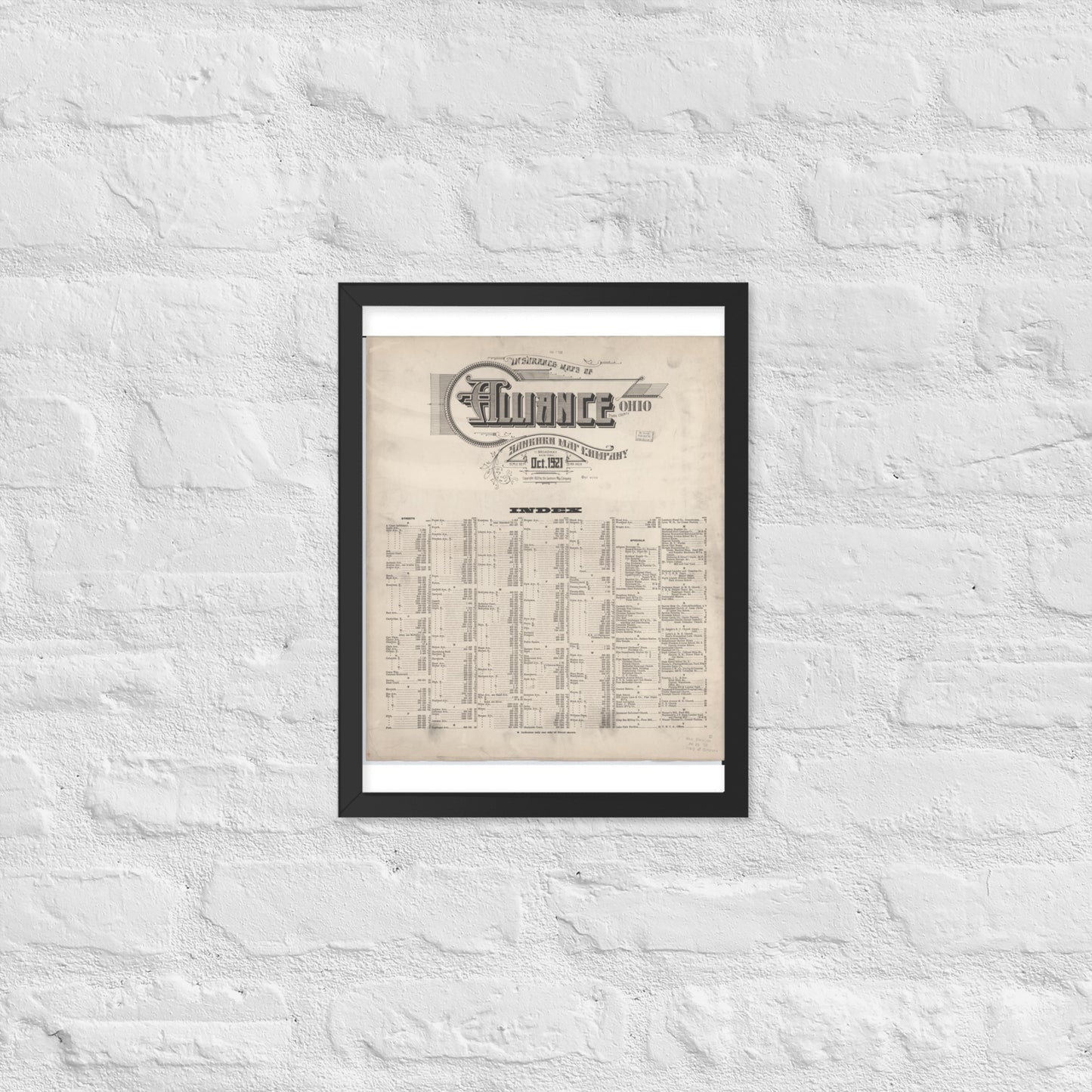 Alliance, Ohio (1921)