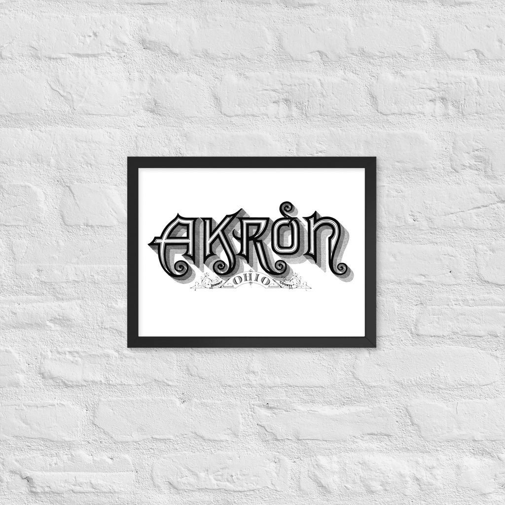 Akron - Ohio-Vector Images