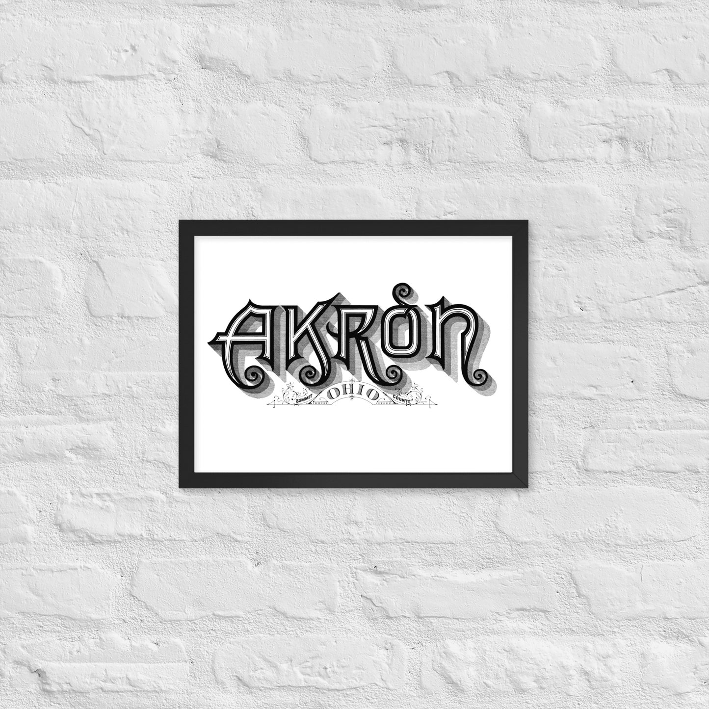 Akron - Ohio-Vector Images
