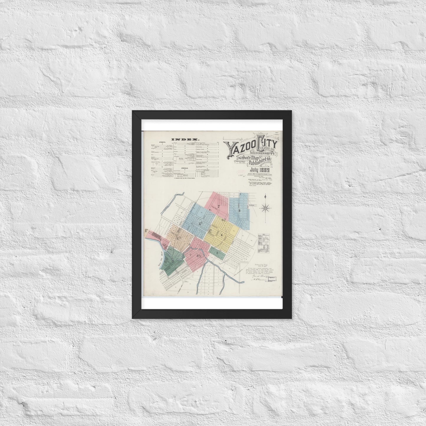 Yazoo City, Mississippi (1889)