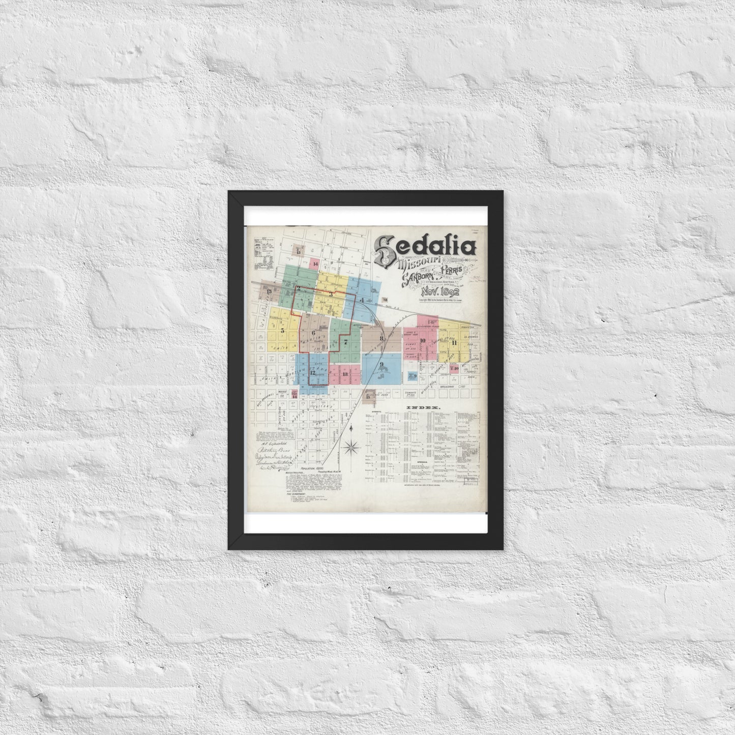 Sedalia, Missouri (1892)