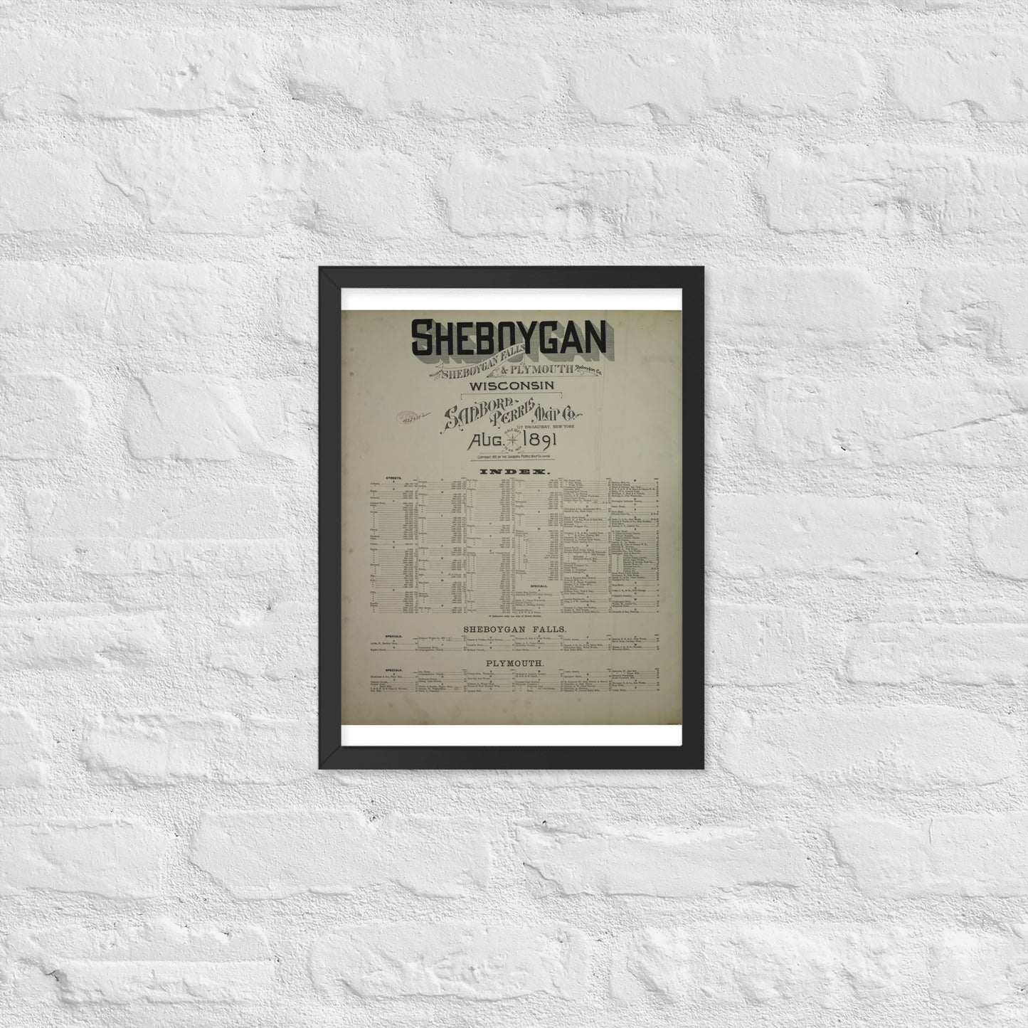 Sheboygan, Wisconsin (1891)