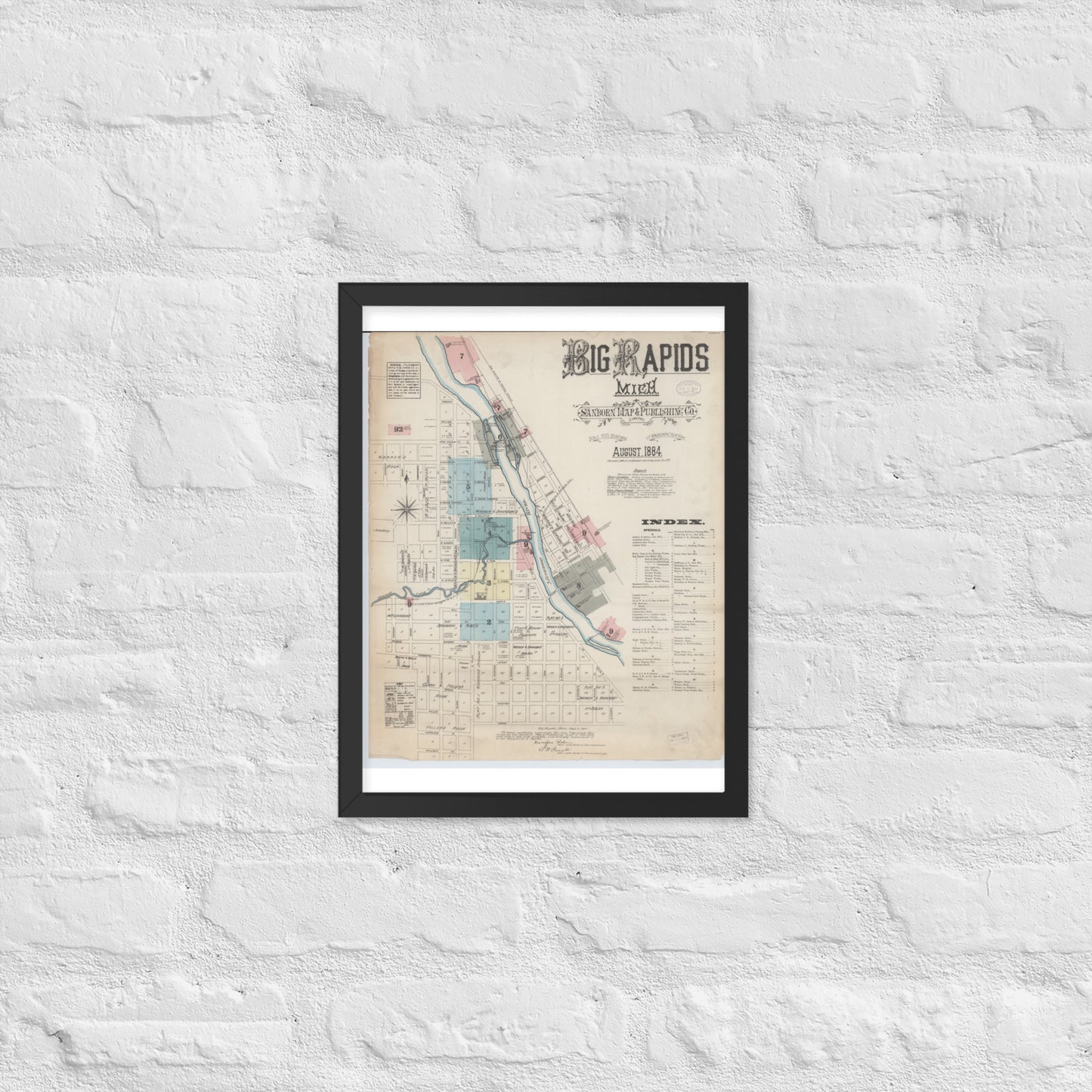 Big Rapids, Michigan (1884)