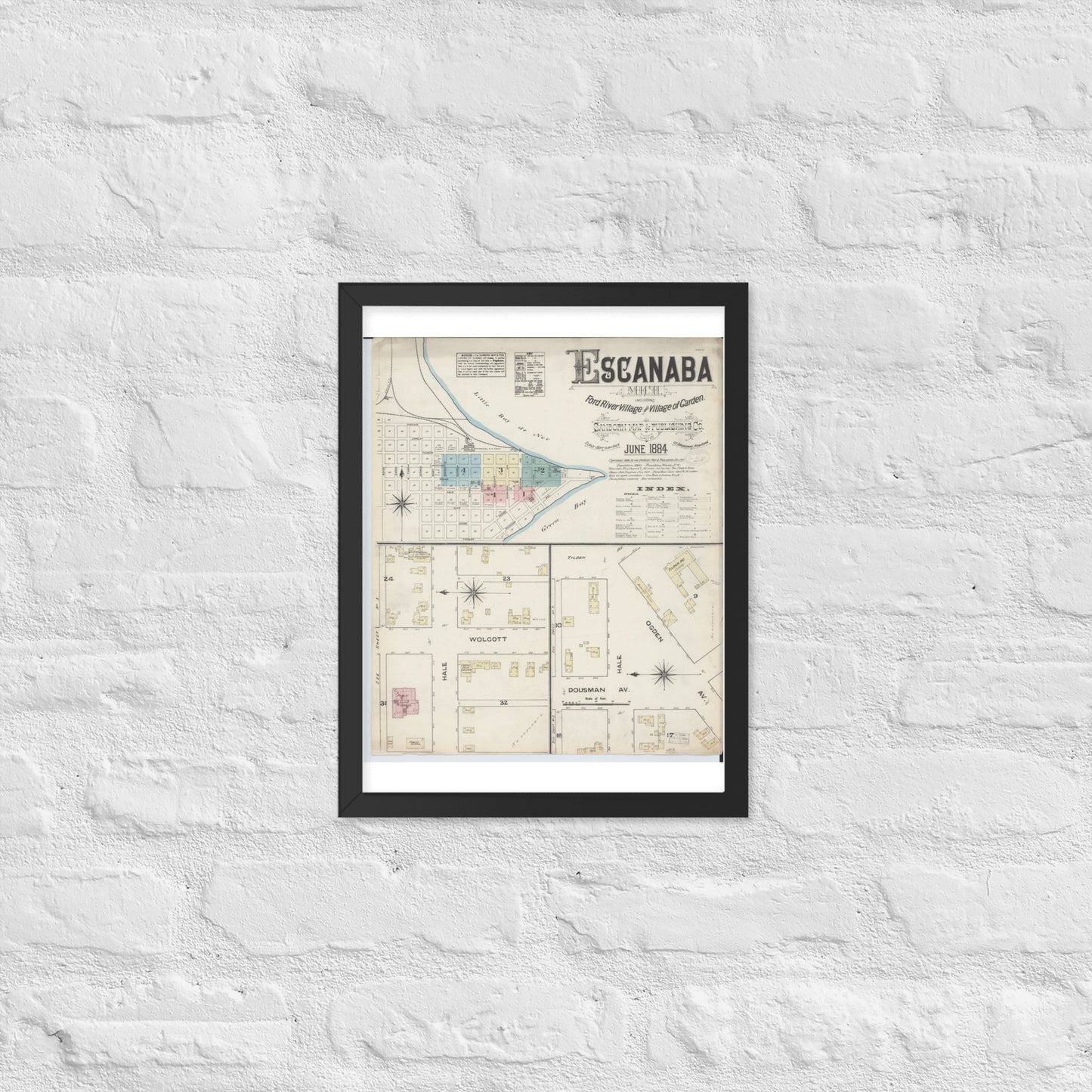 Escanaba, Michigan (1884)