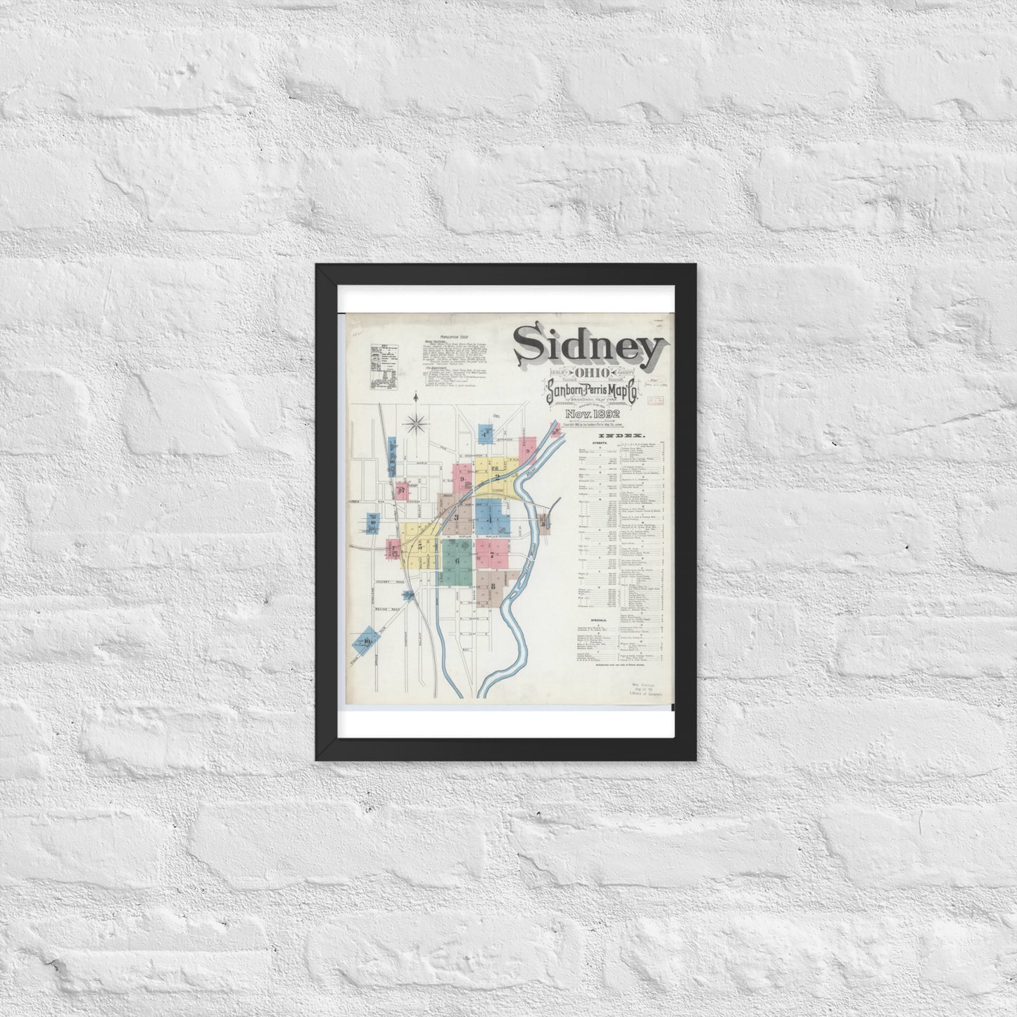 Sidney, Ohio (1892)