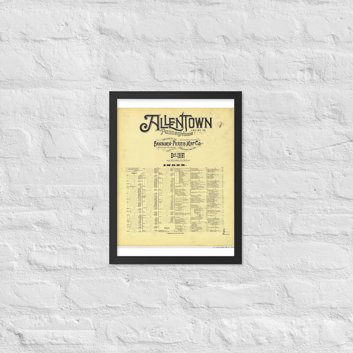 Allentown, Pennsylvania (1891)