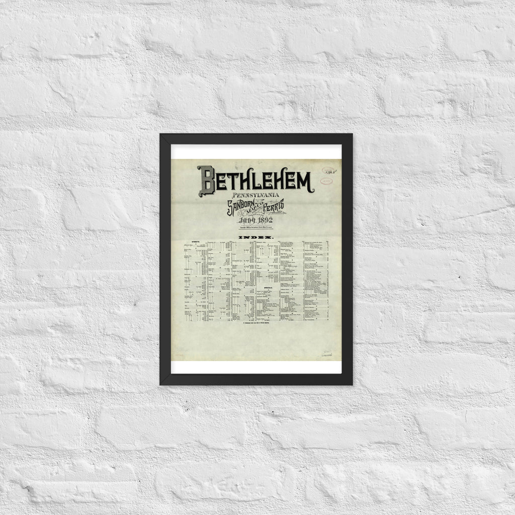 Bethlehem, Pennsylvania (1892)