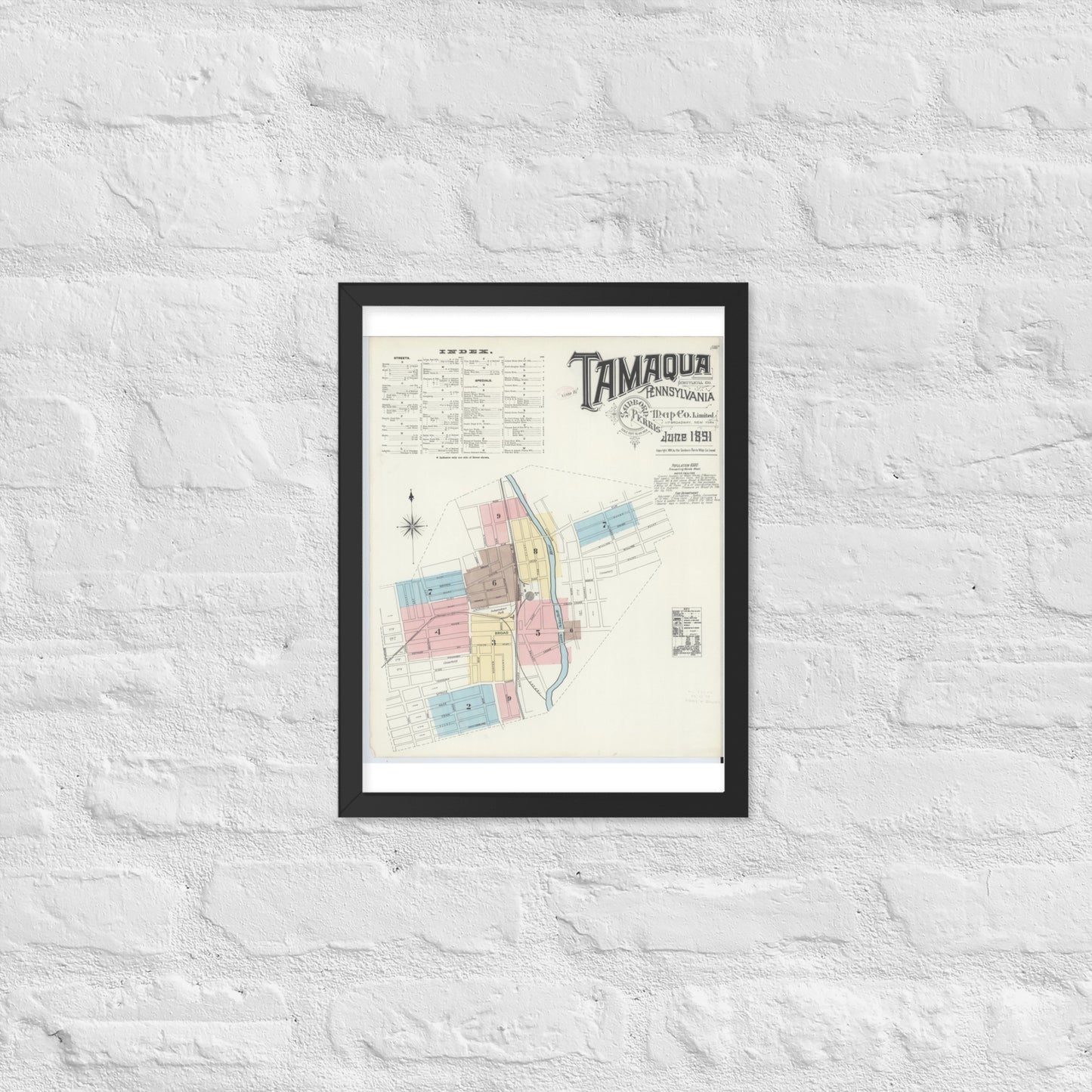 Tamaqua, Pennsylvania (1891)