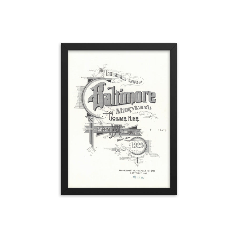 Baltimore, Maryland (1929) (Cover)